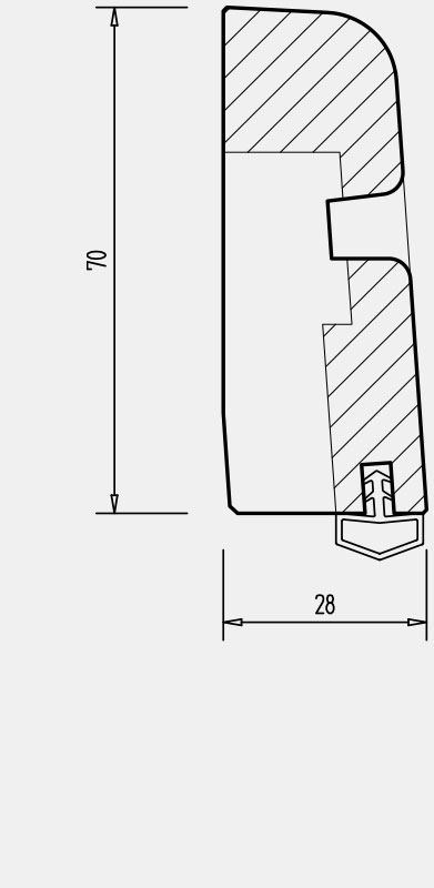 Technical drawing - product 2500