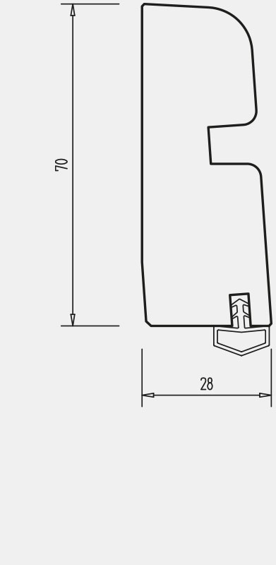 Technical drawing - product 2501